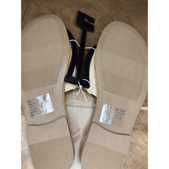 Sonoma Goods for Life Women's Sandals Slides Cream Woven Size 9 Casual - Picture 5 of 5